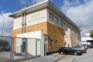 Budynek Placówki Straży Granicznej w Warszawie. Budynek Placówki Straży Granicznej w Warszawie.