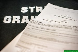 Zdjęcie poglądowe przedstawiające druk mandatu karnego/archiwum NwOSG 