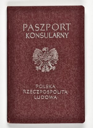 Zdjęcie przedstawia ujawniony paszport konsularny wydany w 1981 roku 