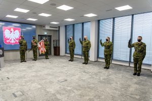 Ślubowanie nowo przyjętych funkcjonariuszy Straży Granicznej 