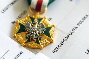 Złoty Medal Za Zasługi dla Straży Granicznej. Złoty Medal Za Zasługi dla Straży Granicznej.