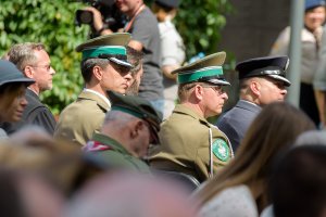 Przedstawiciele NwOSG: Zastępca Komendanta płk SG Paweł Sobieraj i mjr SG Tomasz Zdzienicki. Przedstawiciele NwOSG: Zastępca Komendanta płk SG Paweł Sobieraj i mjr SG Tomasz Zdzienicki.
