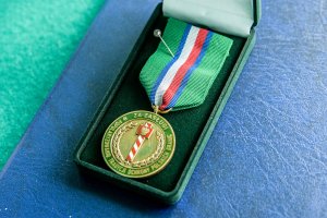 Medal "Za Zasługi w Popularyzowaniu Tradycji Ochrony Polskich Granic". Medal &quot;Za Zasługi w Popularyzowaniu Tradycji Ochrony Polskich Granic&quot;.