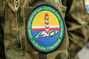 Naszywka LO im. F. Bielińskiego - Ochrony granicy Państwowej. Naszywka LO im. F. Bielińskiego - Ochrony granicy Państwowej.
