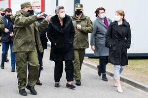 Wizyta Pani Komisarz Ylvy Johansson w Strzeżonym Ośrodku dla Cudzoziemców w Lesznowoli 