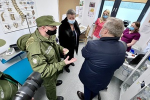 Wizyta Pani Komisarz Ylvy Johansson w Strzeżonym Ośrodku dla Cudzoziemców w Lesznowoli 