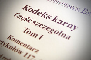 Okładka Kodeksu Karnego. Okładka Kodeksu Karnego.