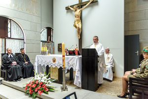Kazanie głosi dziekan Straży Granicznej ks.płk SG Zbigniew Kępa. Kazanie głosi dziekan Straży Granicznej ks.płk SG Zbigniew Kępa.