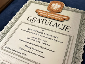 Gratulacje dla ppłk. SG Rafała Grzejszczaka. Gratulacje dla ppłk. SG Rafała Grzejszczaka.