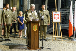 Przemawia Kapelan NwOSG. Przemawia Kapelan NwOSG.