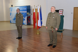 Uroczysta zmiana na stanowiskach komendantów Placówki Straży Granicznej w Bydgoszczy oraz Placówki Straży Granicznej w Łodzi. Uroczysta zmiana na stanowiskach komendantów Placówki Straży Granicznej w Bydgoszczy oraz Placówki Straży Granicznej w Łodzi.