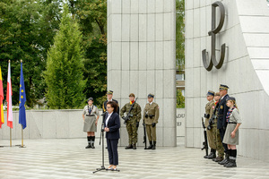 Przemawia Marszałek Sejmu Pani Elżbieta Witek. Przemawia Marszałek Sejmu Pani Elżbieta Witek.