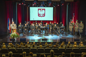 Przemawia generał brygady Straży Granicznej Robert Bagan. Przemawia generał brygady Straży Granicznej Robert Bagan.