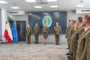 Przemawia gen. bryg. SG Wioleta Gorzkowska. Przemawia gen. bryg. SG Wioleta Gorzkowska.