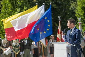 Przemawia Pan Rafał Trzaskowski. Przemawia Pan Rafał Trzaskowski.