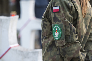 Naszywka na rękawie munduru ucznia. Naszywka na rękawie munduru ucznia.