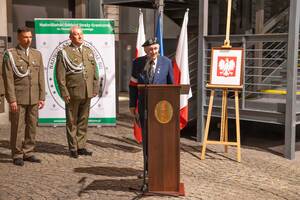 Przemawia Janusz Komorowski, pseudonim "Antek". Przemawia Janusz Komorowski, pseudonim &quot;Antek&quot;.