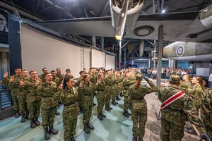 Ślubowanie nowo przyjętych funkcjonariuszy NwOSG 18 