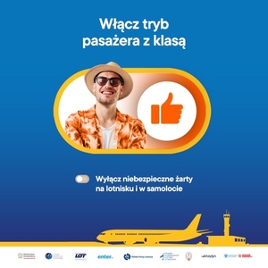 Grafika kampanii informacyjno-edukacyjnej  „Włącz tryb pasażera z klasą”. Grafika kampanii informacyjno-edukacyjnej  „Włącz tryb pasażera z klasą”.