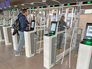 Nowe bramki ABC na Lotnisku Chopina. Nowe bramki ABC na Lotnisku Chopina.