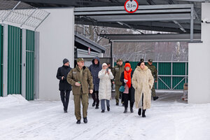 Wizyta delegacji Rady Europy w Placówce Straży Granicznej w Lesznowoli. Wizyta delegacji Rady Europy w Placówce Straży Granicznej w Lesznowoli.