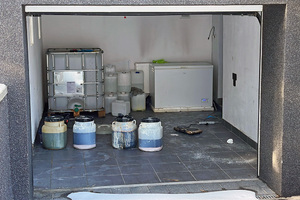 Laboratorium mefedronu. Laboratorium mefedronu.