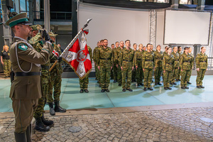 Ślubowanie w Muzeum Powstania Warszawskiego. Ślubowanie w Muzeum Powstania Warszawskiego.