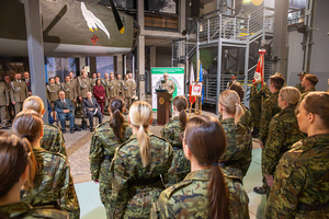 Ślubowanie w Muzeum Powstania Warszawskiego. Ślubowanie w Muzeum Powstania Warszawskiego.
