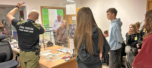 Uczniowie z wizytą w PSG w Łodzi. Uczniowie z wizytą w PSG w Łodzi.