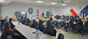 Uczniowie z wizytą w PSG w Łodzi. Uczniowie z wizytą w PSG w Łodzi.