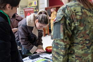 Uczestnicy inicjatywy „Moje bezpieczeństwo dziś i jutro – rola służb mundurowych”. Uczestnicy inicjatywy „Moje bezpieczeństwo dziś i jutro – rola służb mundurowych”.