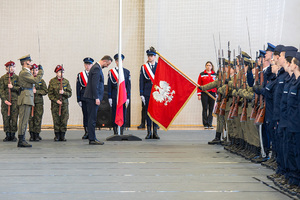 Uroczyste ślubowanie. Uroczyste ślubowanie.