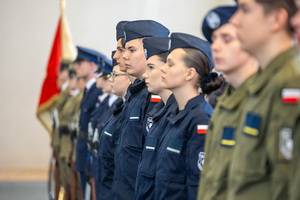 Uroczyste ślubowanie. Uroczyste ślubowanie.