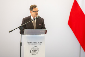 Uroczyste ślubowanie. Uroczyste ślubowanie.