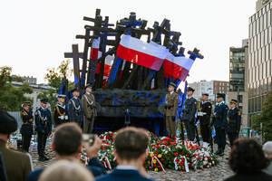 Uroczystość pod Pomnikiem Poległym i Pomordowanym na Wschodzie. Uroczystość pod Pomnikiem Poległym i Pomordowanym na Wschodzie.