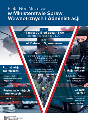 Plakat Noc Muzeów
